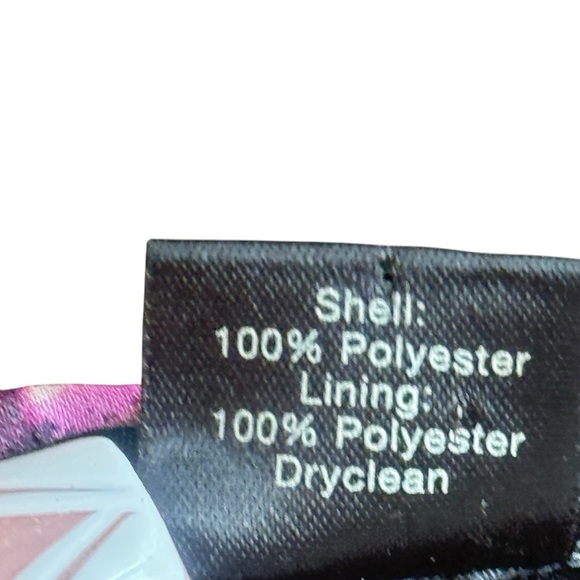 Ann Taylor Fringe Mini Skirt Biege, Maroon Floral - Picture 8 of 9